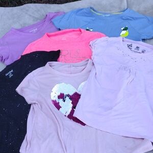 Colorful Kids' Short Sleeve T-Shirts Set